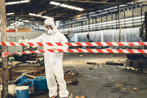 Professional Biohazard technician working in Limington, ME